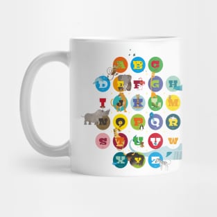 Alphabet - Animals from A to Z for children Mug